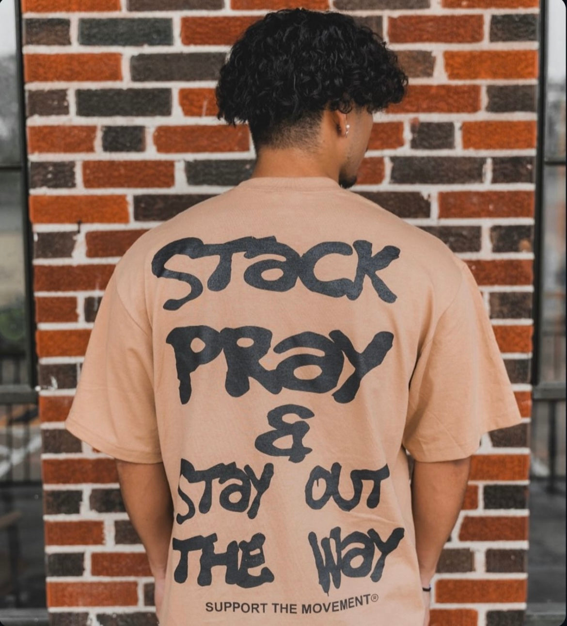 Tan Stack/Pray Tee