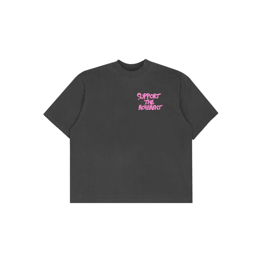 Pink and dark vintage grey